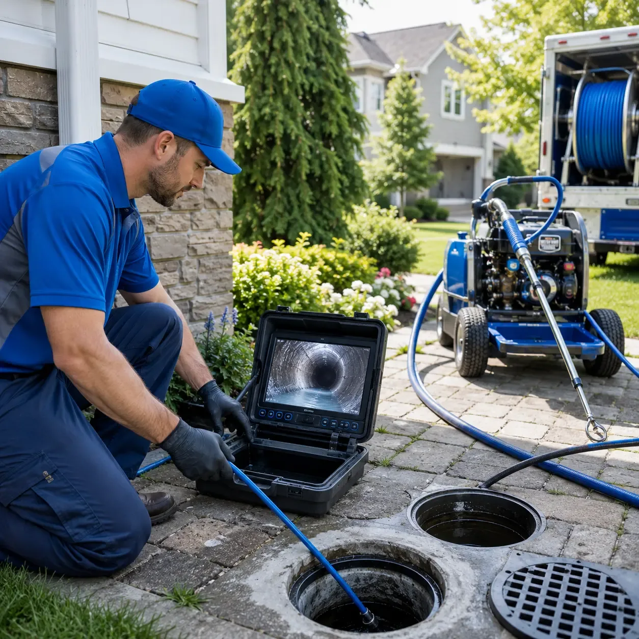 Outdoor drain cleaning professionals serving Caro, MI