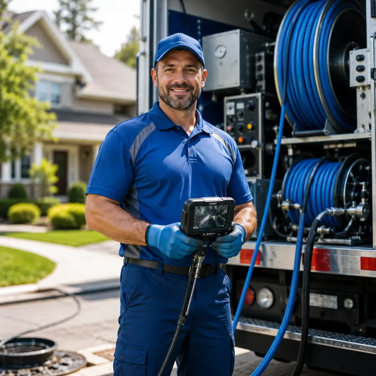 Local outdoor drain cleaning specialists in Caro, MI